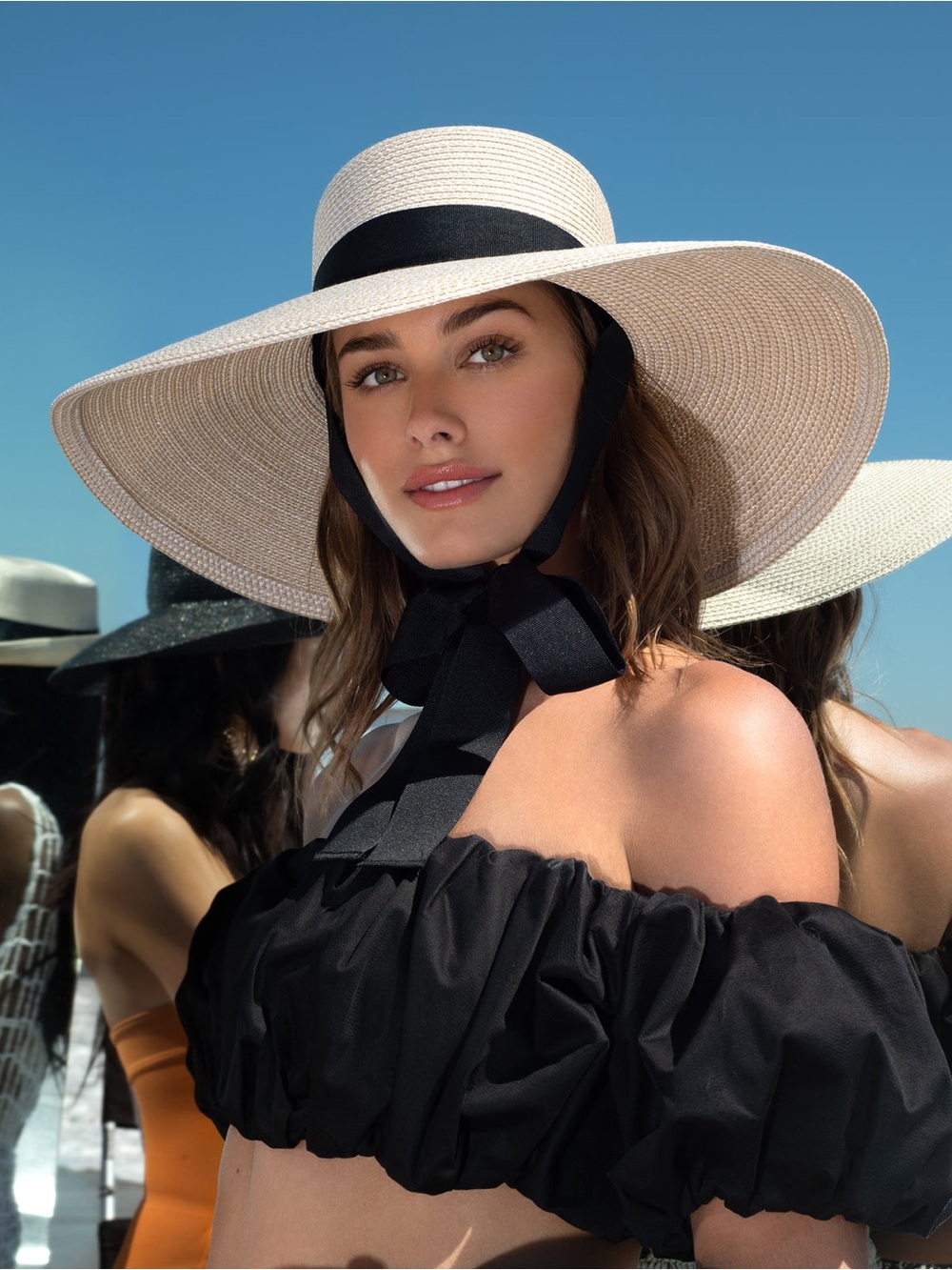 Eric Javits Artista Straw Packable Hat. Worn once. Paid $395